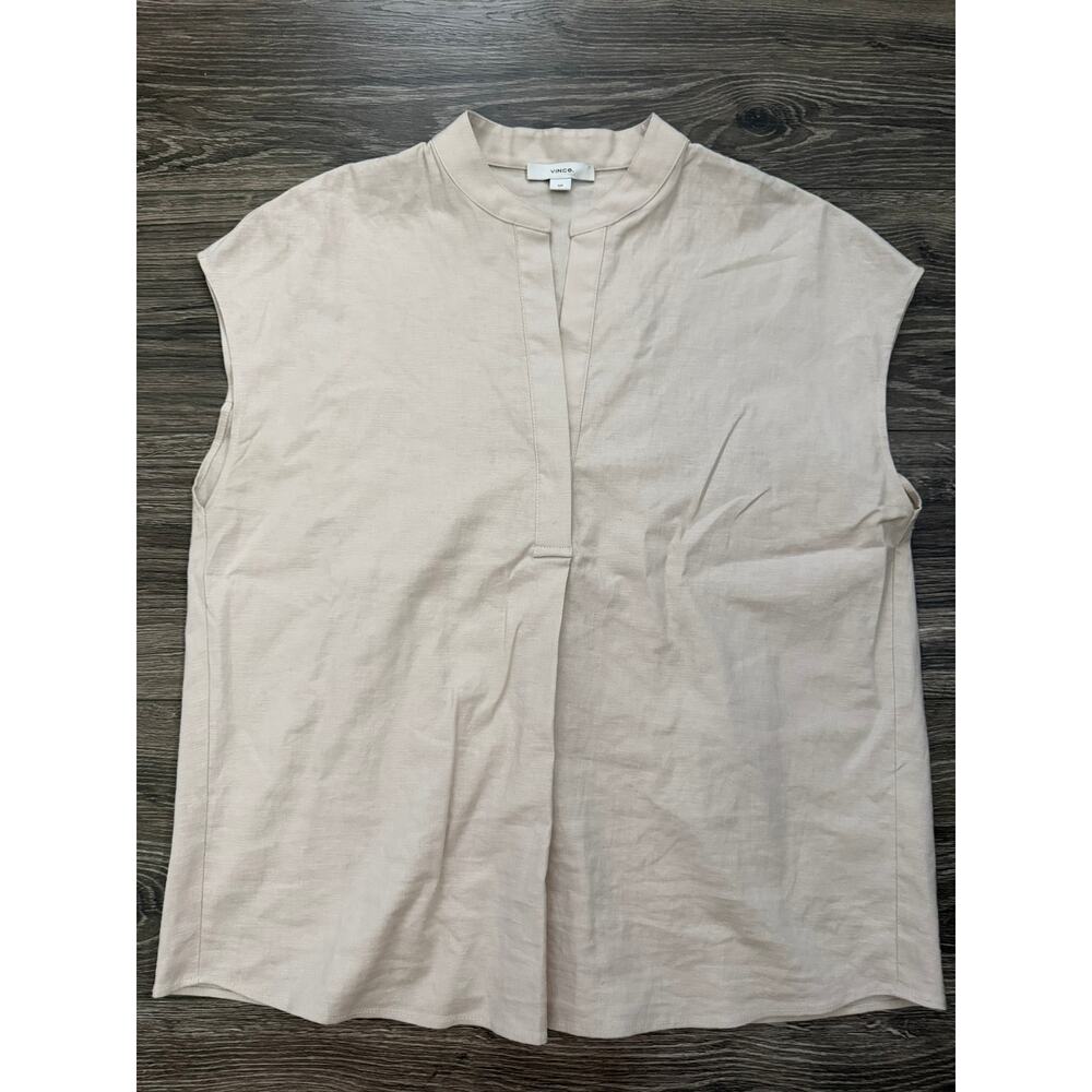 Vince Linen Blend Top size Small